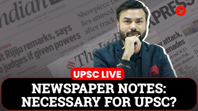 UPSC LIVE: Mastering Smart Newspaper Reading For UPSC 2026 | Manas Srivastava